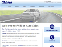 Tablet Screenshot of phillipsautosalesnh.com